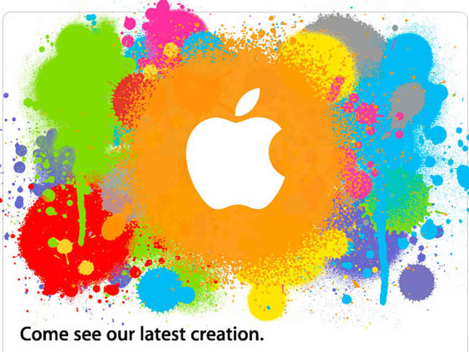Apple's e-mail invitation to its event