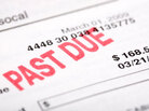 'Past due' notice 'Past due' notice
