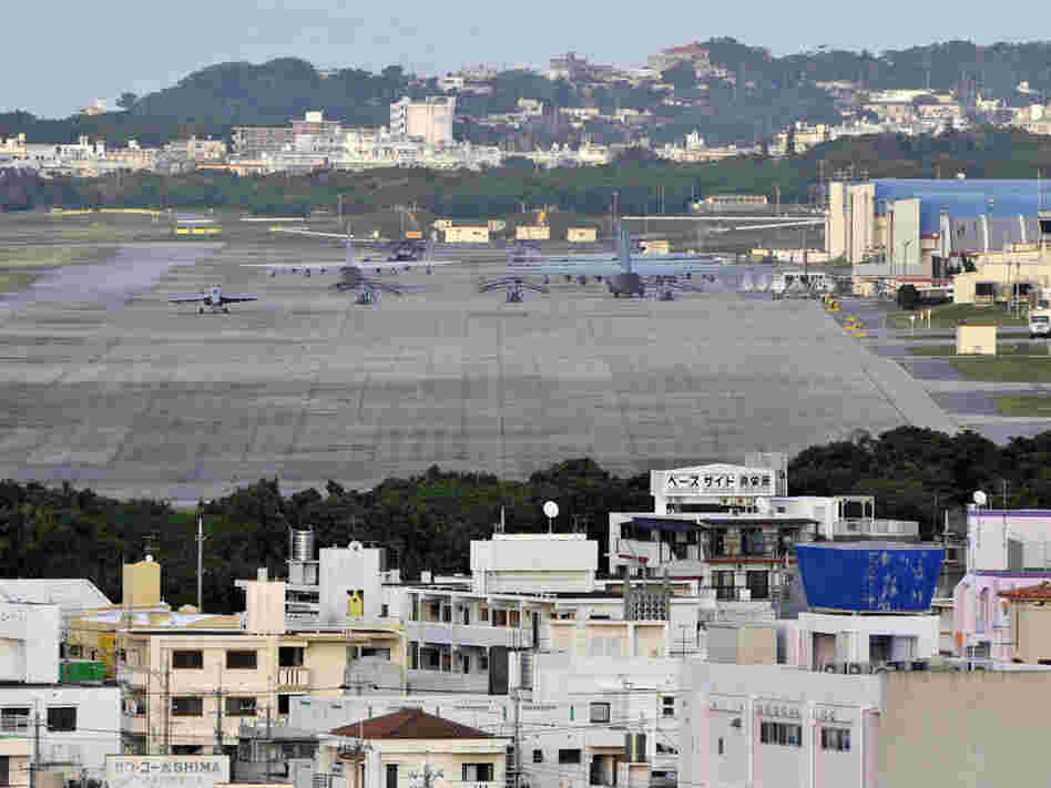 U.S. Marine Corps Futenma Air Base in Ginowan, Okinawa