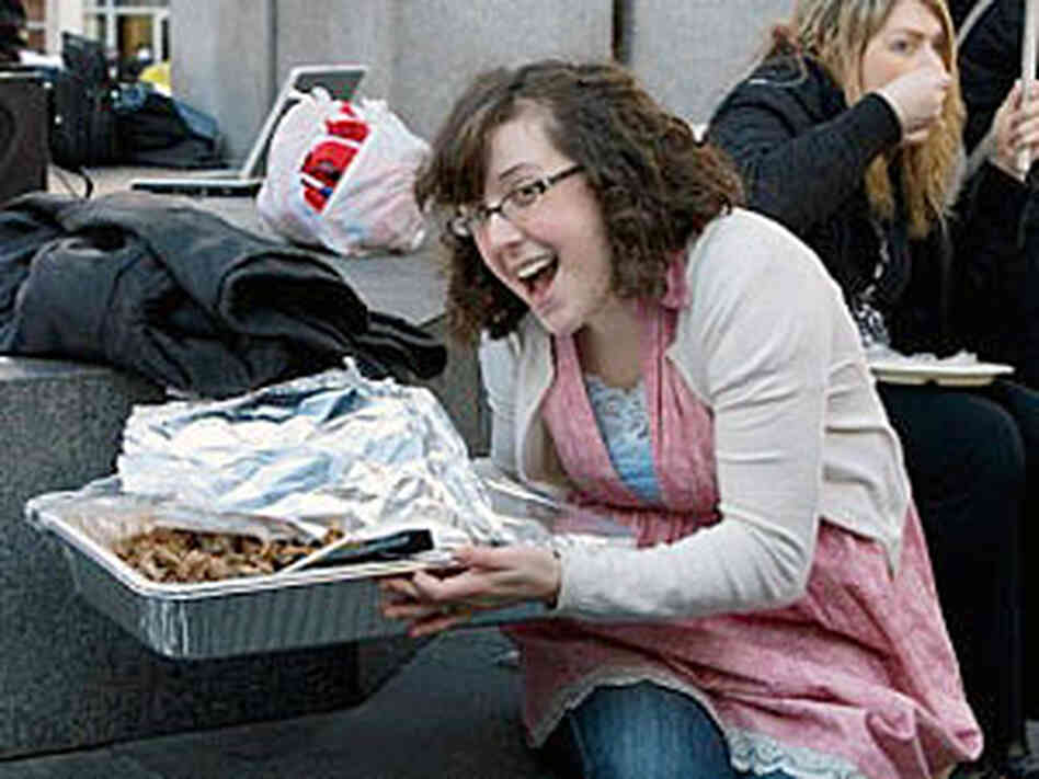 Keli Carender attends a tea party protest in February 2009. Keli Carender attends a tea party protest in February 2009.