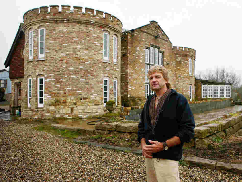 Robert Fidler built this castle near Surrey, England, and kept it hidden behind hay for years.