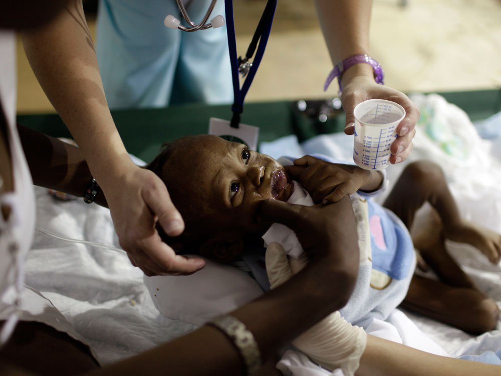 Doctors from the University of Miami in Haiti.