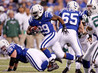 Indianapolis Colts running back Joseph Addai. Andy Lyons/Getty Images Indianapolis Colts running back Joseph Addai. Andy Lyons/Getty Images