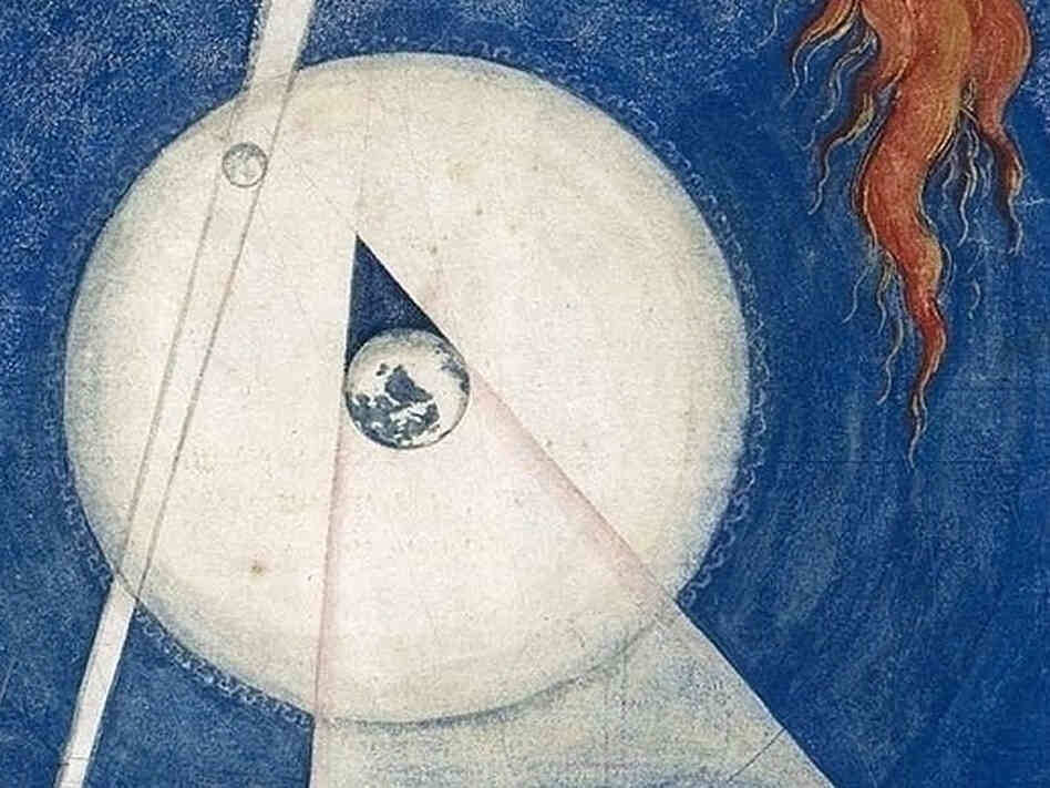 A representation of the Earth from space by Francisco de Holanda, 1547.