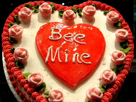 Valentine cake