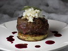 A venison steak A venison steak