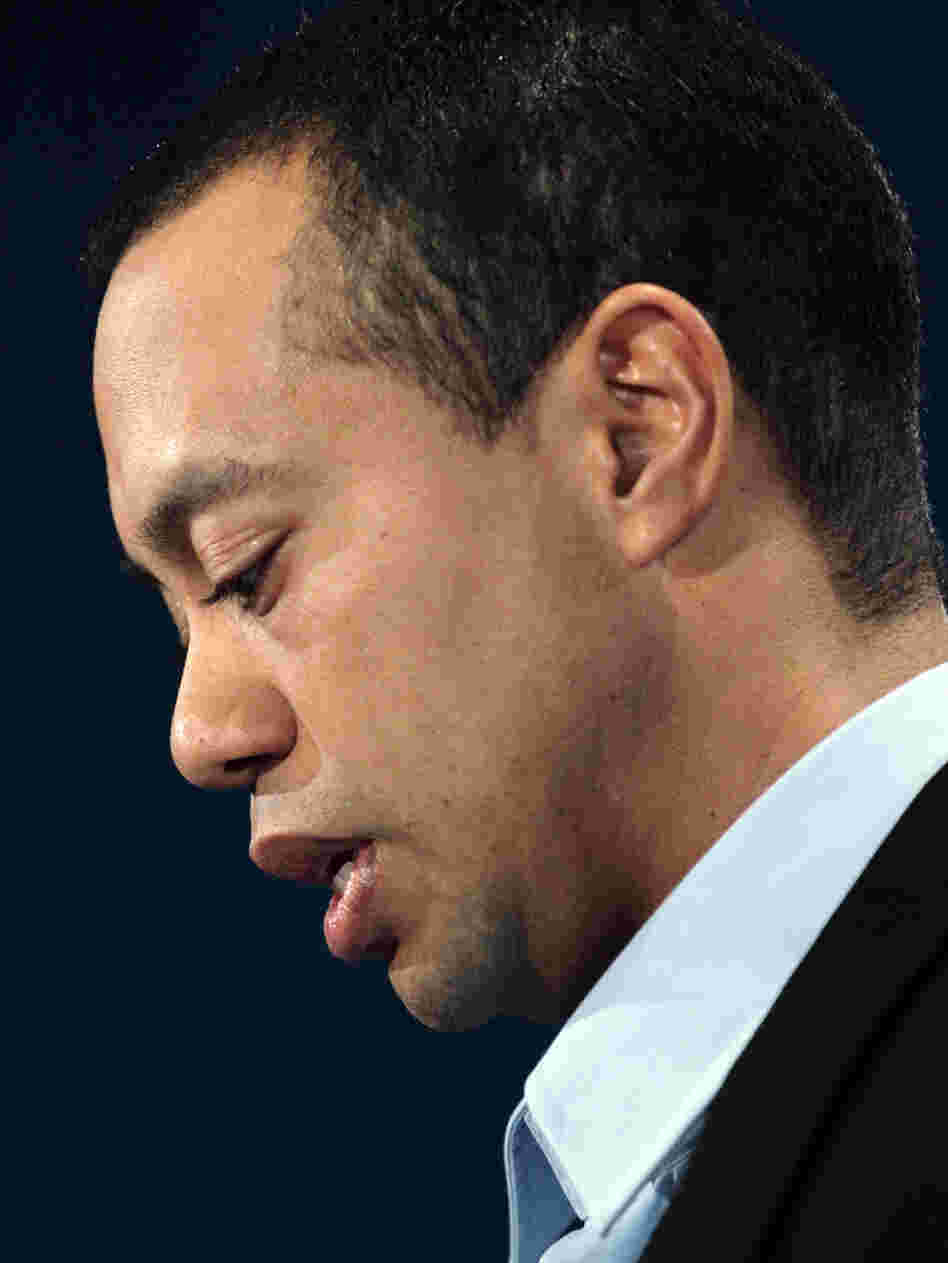 Tiger Woods apologizes for cheating on his wife, Feb. 19, 2010 Tiger Woods apologizes for cheating on his wife, Feb. 19, 2010