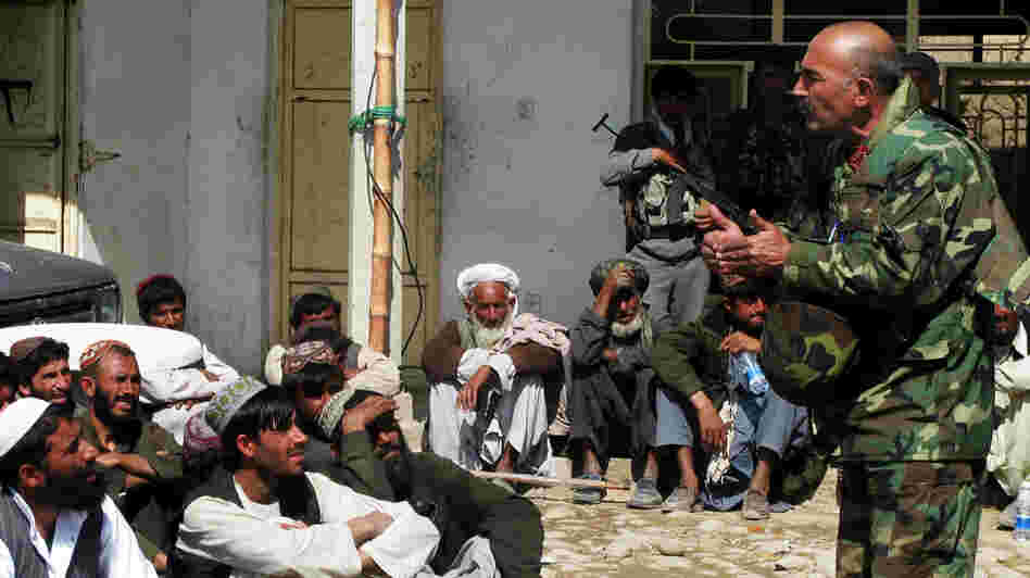 Gen. Mohiudin Ghori tells Marja villagers to back the government