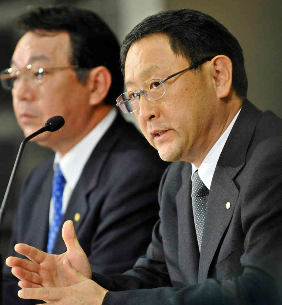 Toyota Motor president Akio Toyoda Toyota Motor president Akio Toyoda