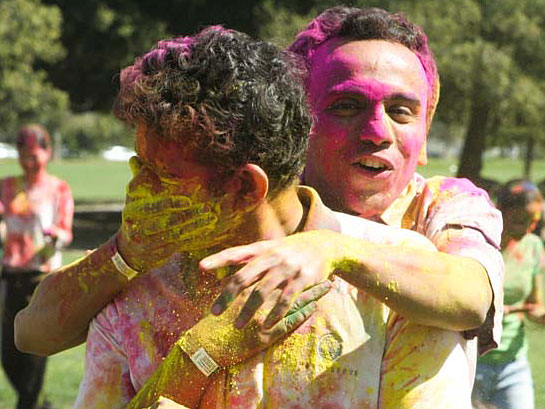 Stanford Holi celebration
