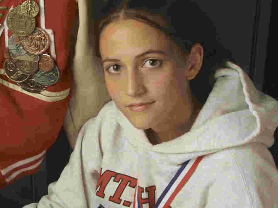 Laura Dunn as a senior in high school