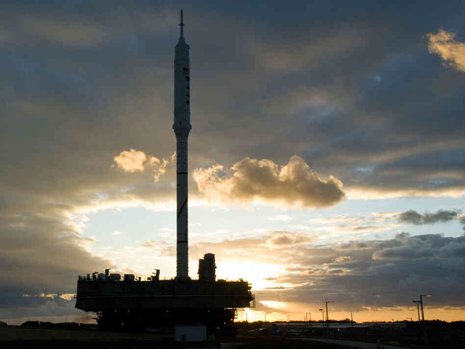 The NASA Ares I-X test rocket
