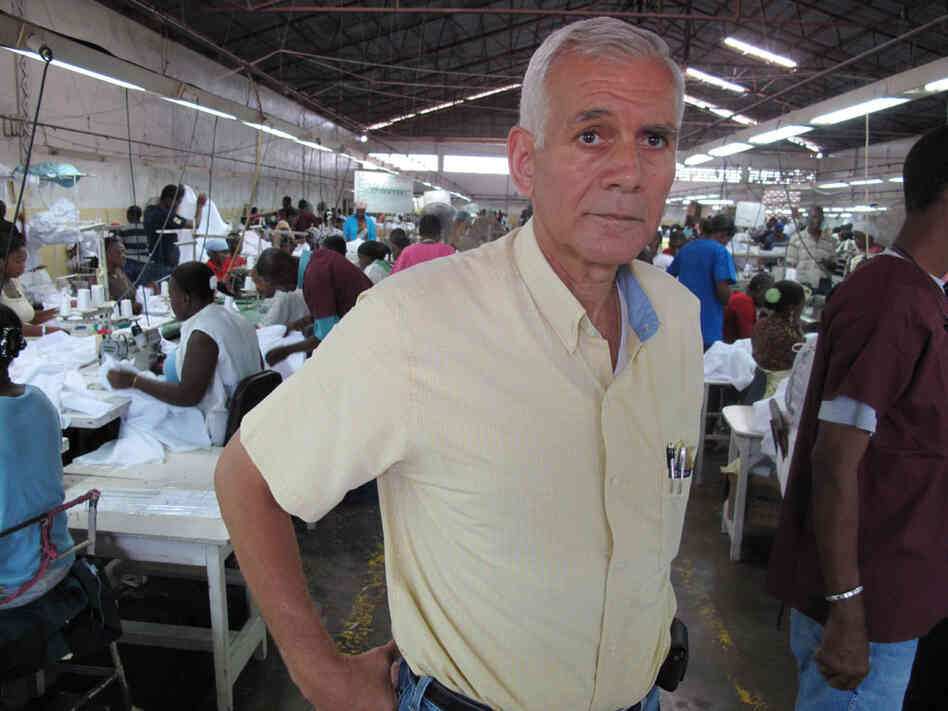 Charles Baker, owner of One World Apparel