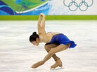 Kim Yu-na of South Korea competes in the women's free skate. Kim Yu-na of South Korea competes in the women's free skate.