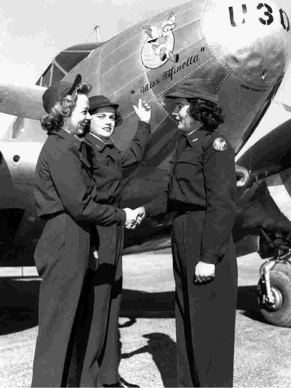 WASP with a plane named "Miss Fifinella" WASP with a plane named "Miss Fifinella"