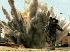 Explosion scene in 'The Hurt Locker' Explosion scene in 'The Hurt Locker'