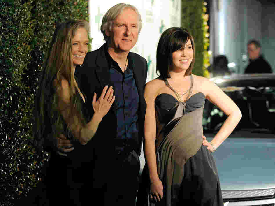 James Cameron, Suzy Amis Cameron and  Jillian Granz. Chris Pizzello/AP