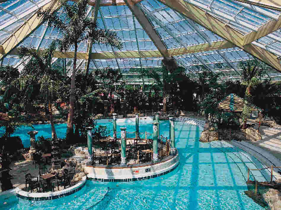 The Subtropical Swimming Paradise of Elveden Forest located in Suffolk, U.K