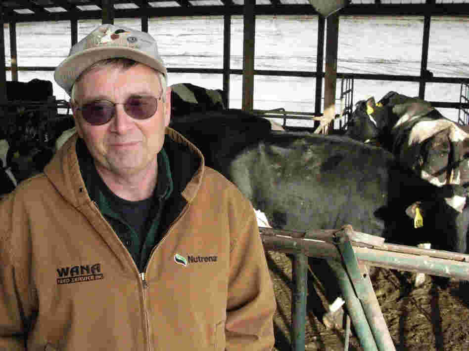 County Commissioner Mike Yoder, a local dairy farmer.