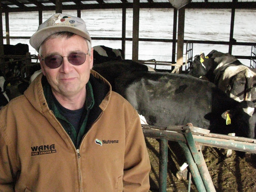 County Commissioner Mike Yoder, a local dairy farmer.