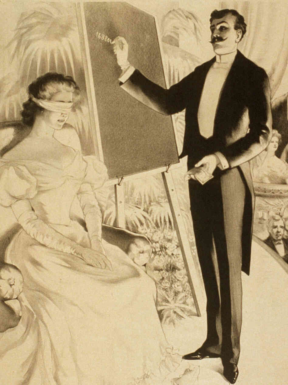 A theatrical poster from 1900 A theatrical poster from 1900