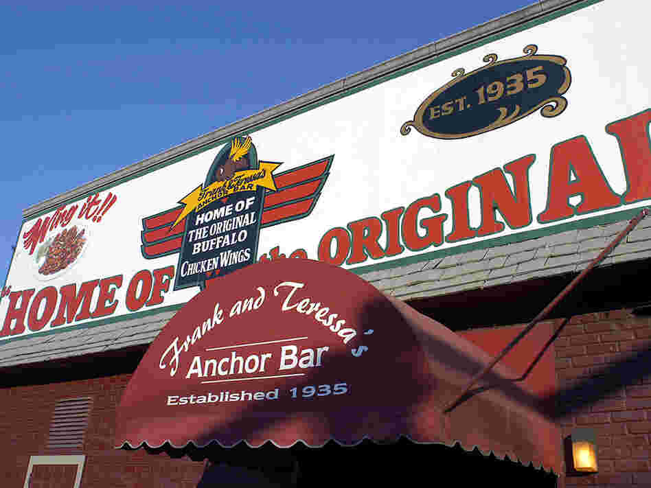 The Anchor Bar in Buffalo, N.Y., famed home of the hot wing.