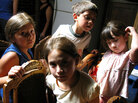 Yaripsa Gonzalez, 9, pictured with her siblings, suffered stomachaches after the Chilean earthquake. Yaripsa Gonzalez, 9, pictured with her siblings, suffered stomachaches after the Chilean earthquake.