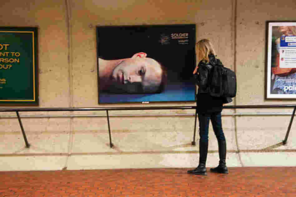 A billboard in D.C.'s metro A billboard in D.C.'s metro