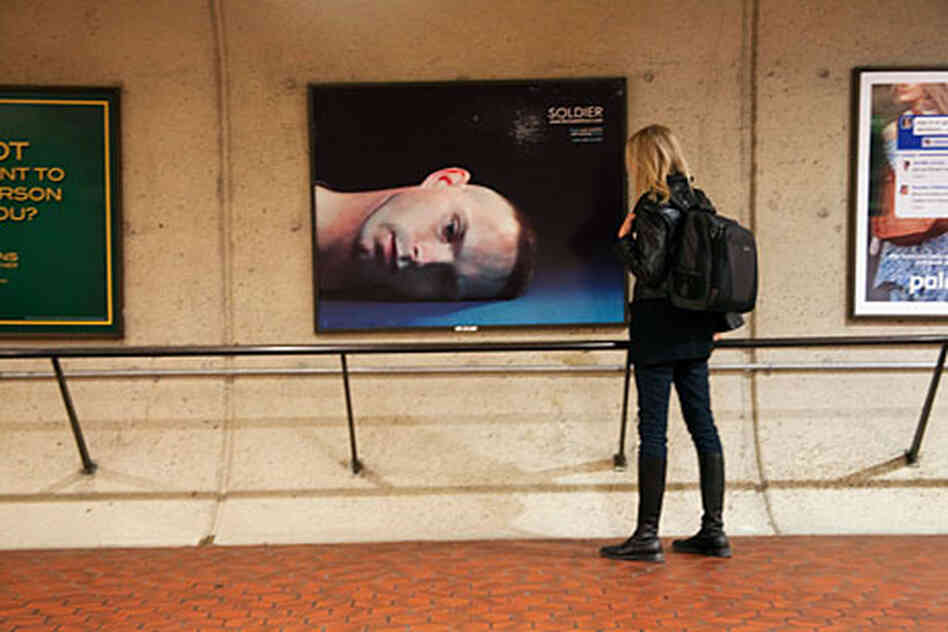 A billboard in D.C.'s metro A billboard in D.C.'s metro