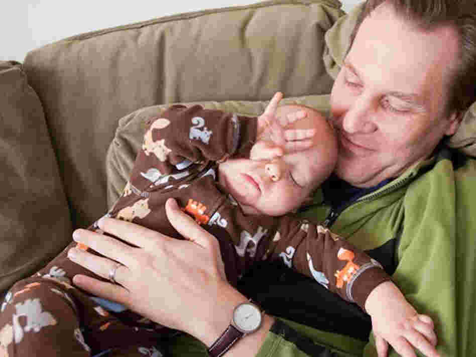 Michael J. Madsen and his son Jenson