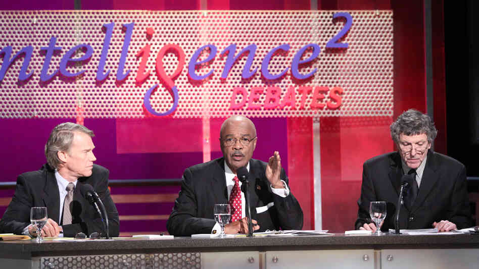 Former U.S. Secretary of Education Rod Paige (center) with Terry Moe (left) and Larry Sand Former U.S. Secretary of Education Rod Paige (center) with Terry Moe (left) and Larry Sand