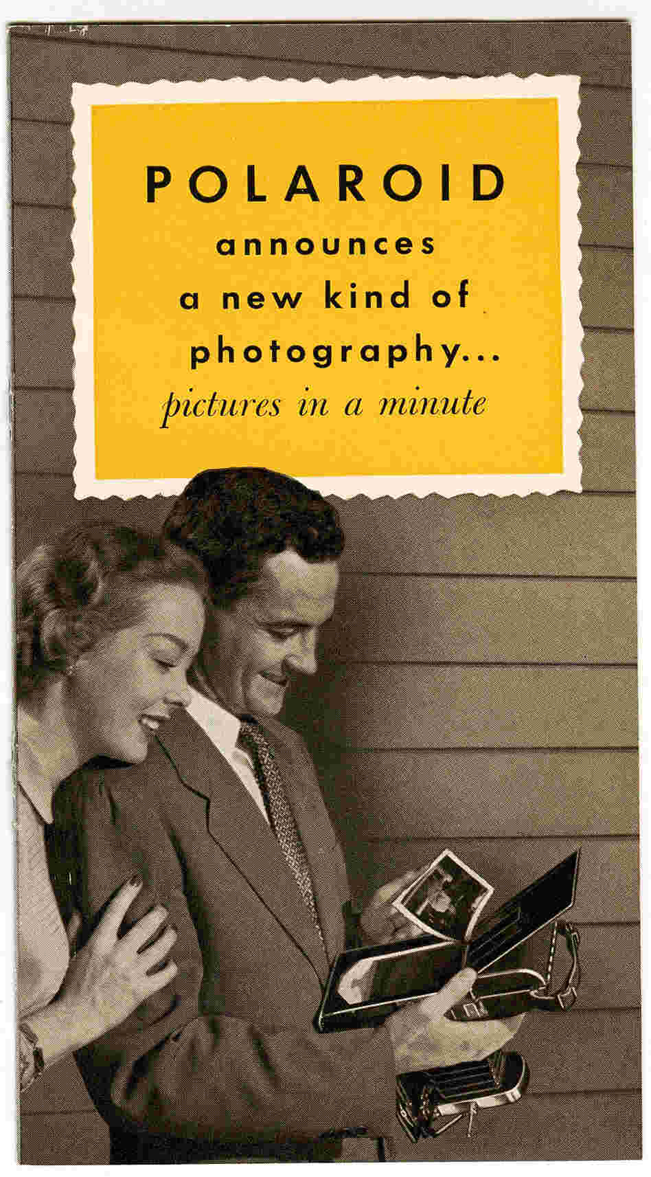 Polaroid's creator Edwin Land debuted his first instant camera in 1948. Polaroid's creator Edwin Land debuted his first instant camera in 1948.