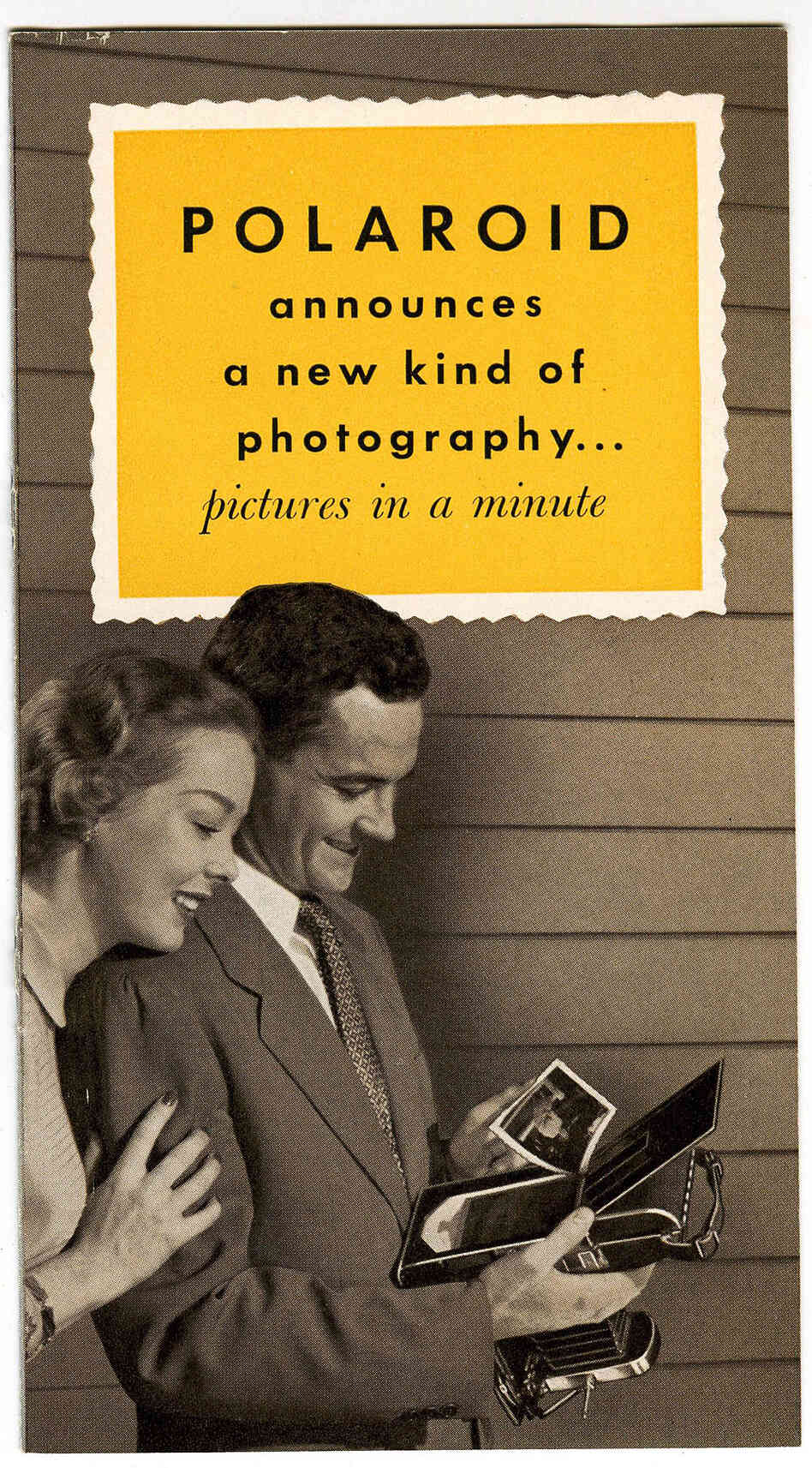 Polaroid's creator Edwin Land debuted his first instant camera in 1948. Polaroid's creator Edwin Land debuted his first instant camera in 1948.