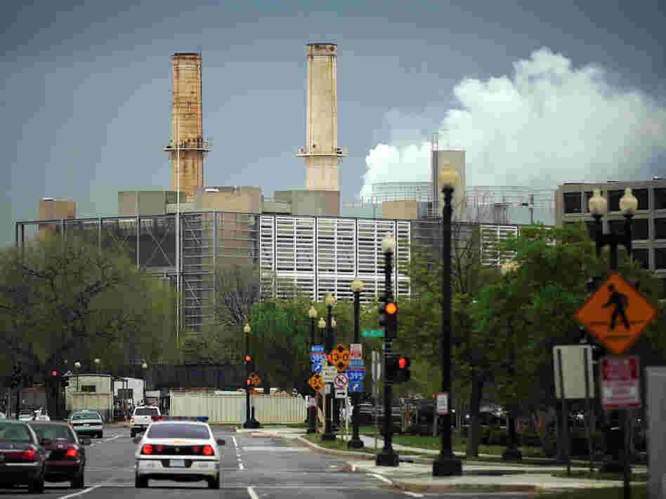The newly renovated coal burning, U.S. Capitol Power Plant