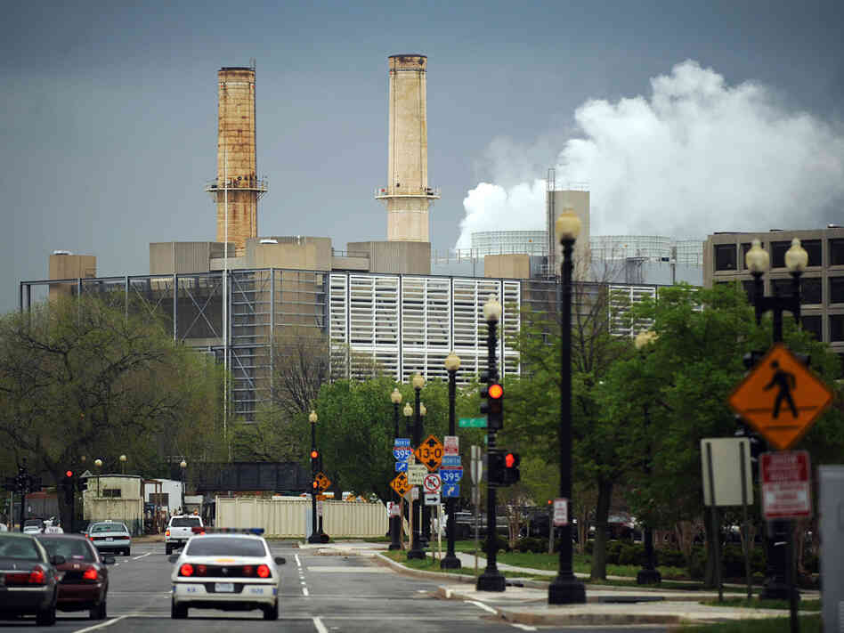 The newly renovated coal burning, U.S. Capitol Power Plant