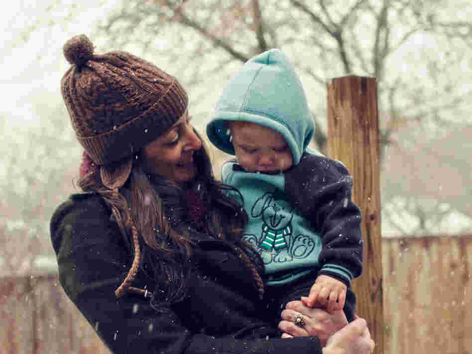 Shana Berenzweig and Wills, a child Berenzweig babysits to make extra money.