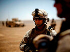 Marine Sgt. Maj. Robert Breeden at Camp Leatherneck in Afghanistan on June 12, 2009. Marine Sgt. Maj. Robert Breeden at Camp Leatherneck in Afghanistan on June 12, 2009.