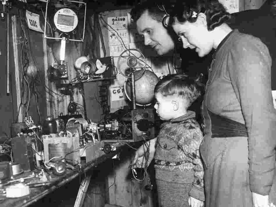 Amateur radio operator Stanley Hardman in 1939.