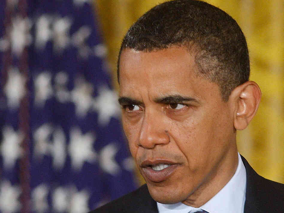 President Obama talks about securing the nation's cyber infrastructure in May 2009.