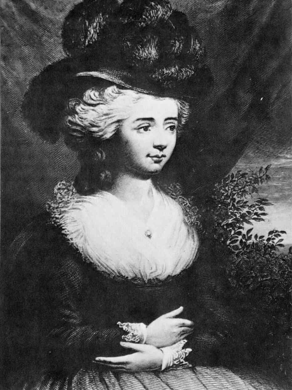 A portrait of Fanny Burney A portrait of Fanny Burney