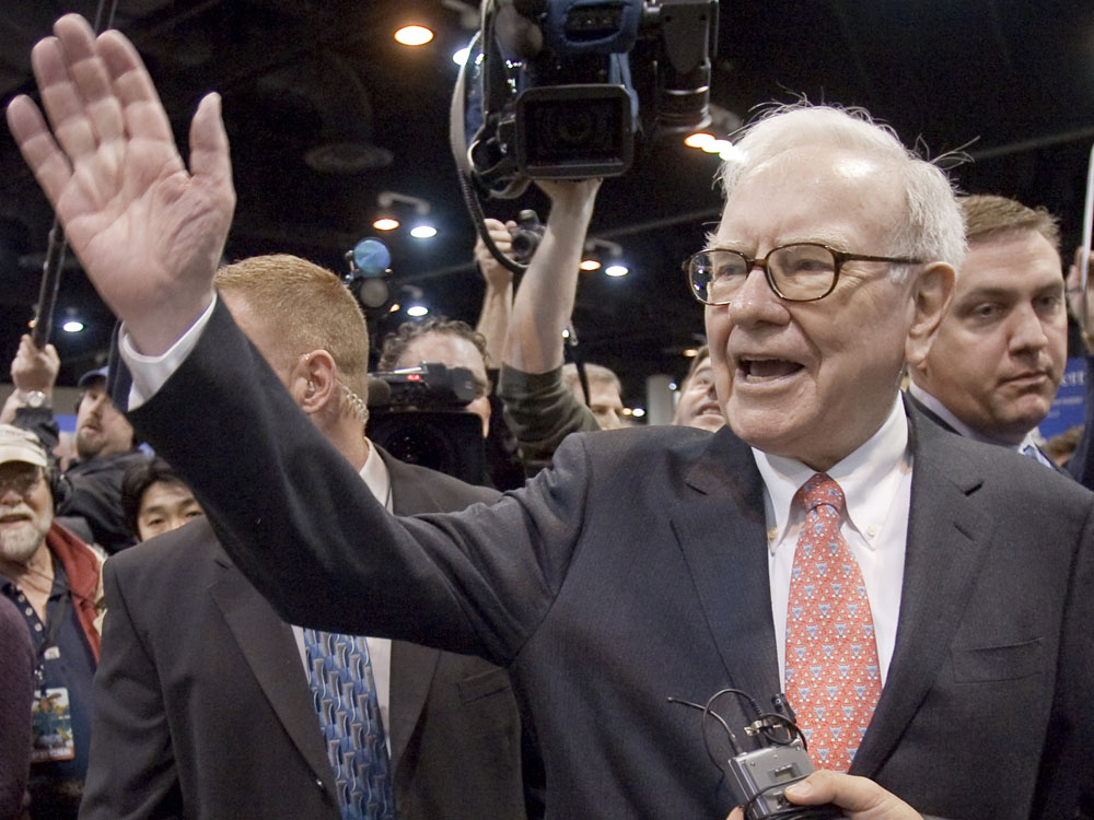 Warren Buffett, CEO of Berkshire Hathaway.