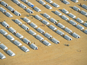 An aerial view of the Corail-Cesselesse camp An aerial view of the Corail-Cesselesse camp