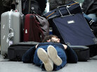 A stranded passenger in Germany A stranded passenger in Germany