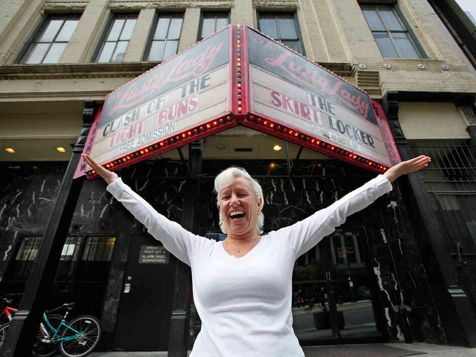 Retired dancer and current employee Virginia "Candy Girl" Lerroy.