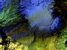 Infrared image of Iceland's Eyjafjallajokull volcano Infrared image of Iceland's Eyjafjallajokull volcano
