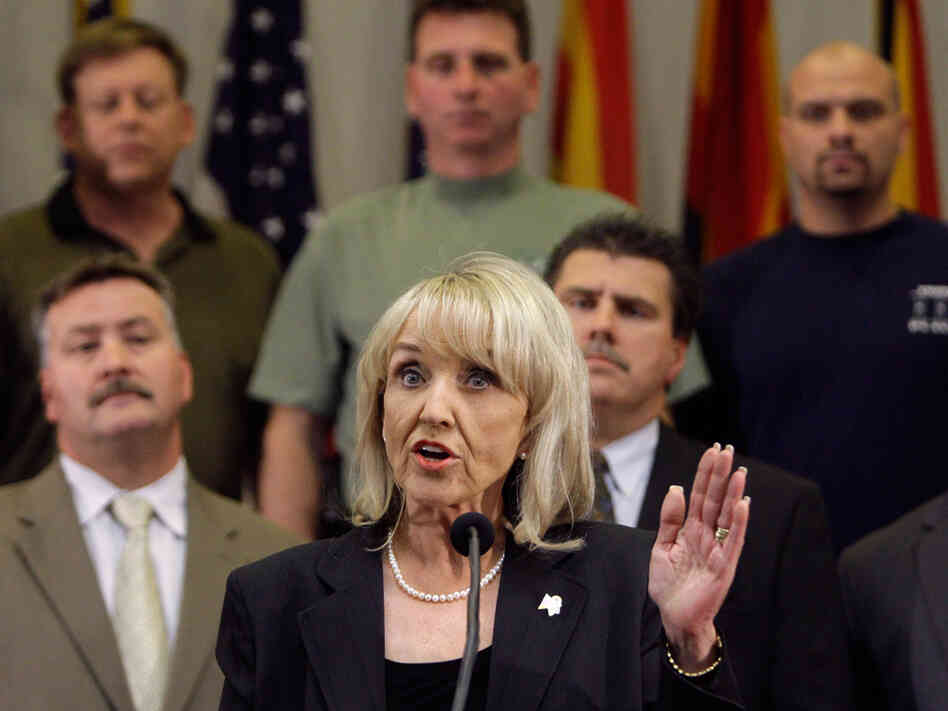 Gov. Jan Brewer of Arizona talks about the sweeping new immigration bill she signed into law.