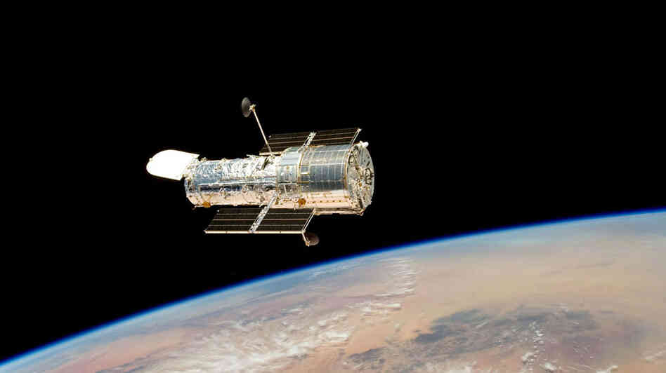 Hubble orbiting Earth