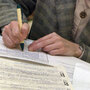 A job-seeker fills out an application at a senior job fair in Palatine, Ill., in 2003. A job-seeker fills out an application at a senior job fair in Palatine, Ill., in 2003.