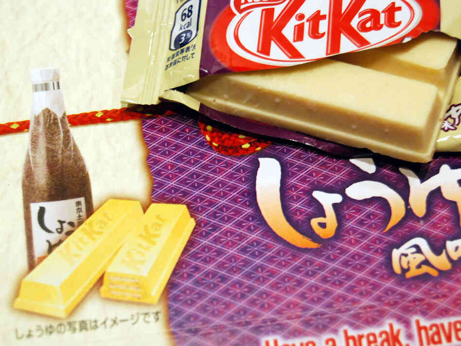Soy sauce-flavored Kit Kats