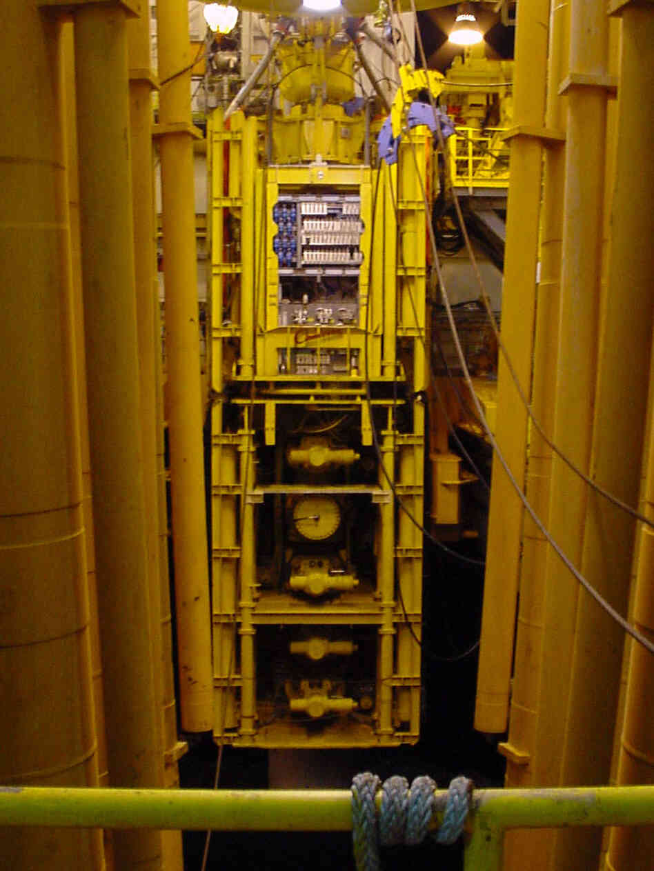 The Deepwater Horizon blowout preventer The Deepwater Horizon blowout preventer